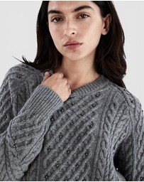 rag & bone - Liz Beaded Crewneck Sweater