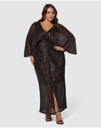 Pink Dusk by Curve Project - Red Carpet Ready Maxi Dress