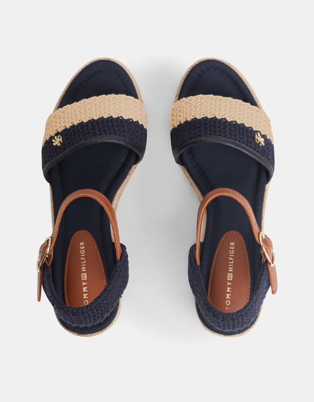 Tommy Hilfiger - Eileen Mid Crochet Wedge Espadrilles - Women's