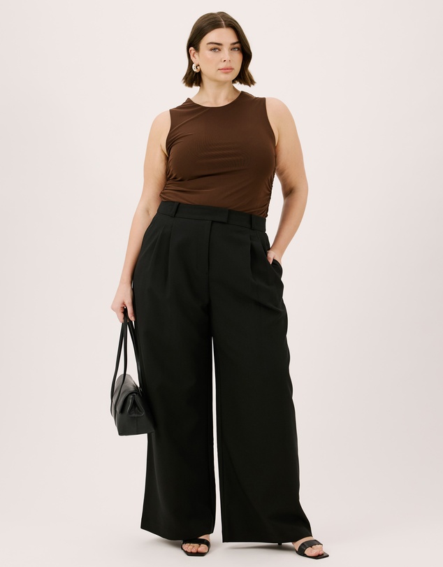 Atmos&Here Curvy - Chelsea Wide Leg Pants