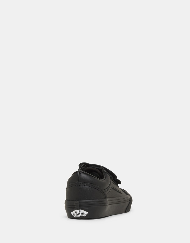 Vans - Old Skool Black Leather Youth