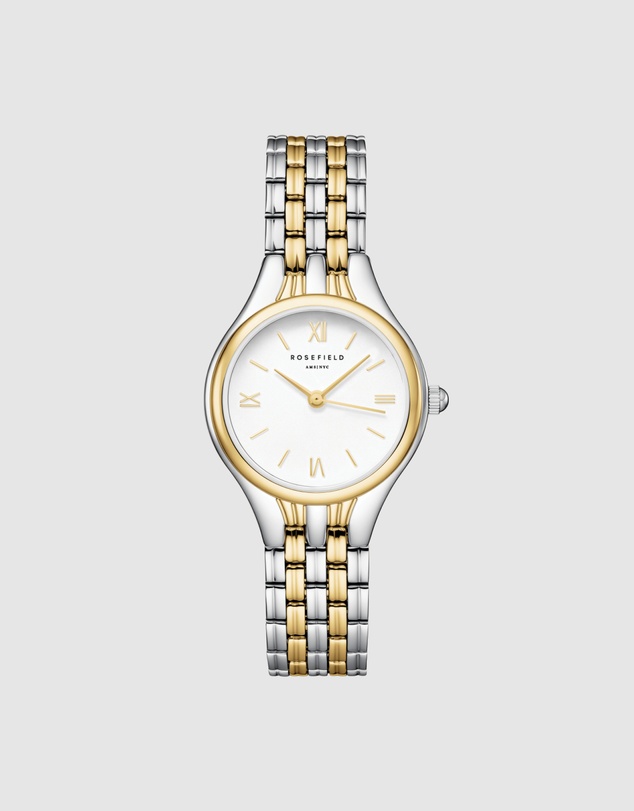 Rosefield - Muse Silver Gold Duotone Stainless Steel Bracelet Watch