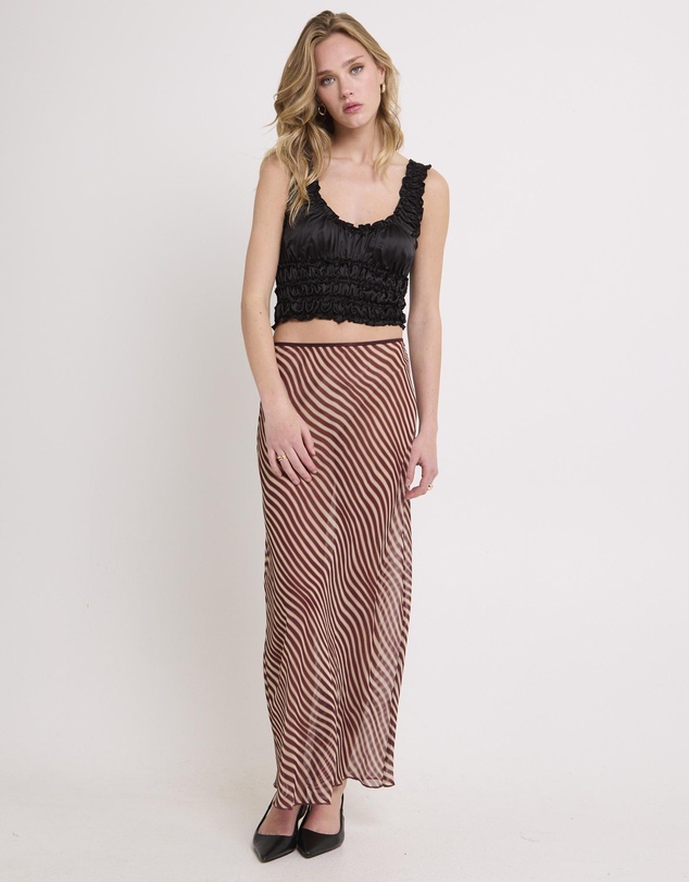 Alice In The Eve - Celly Sheer Maxi Skirt