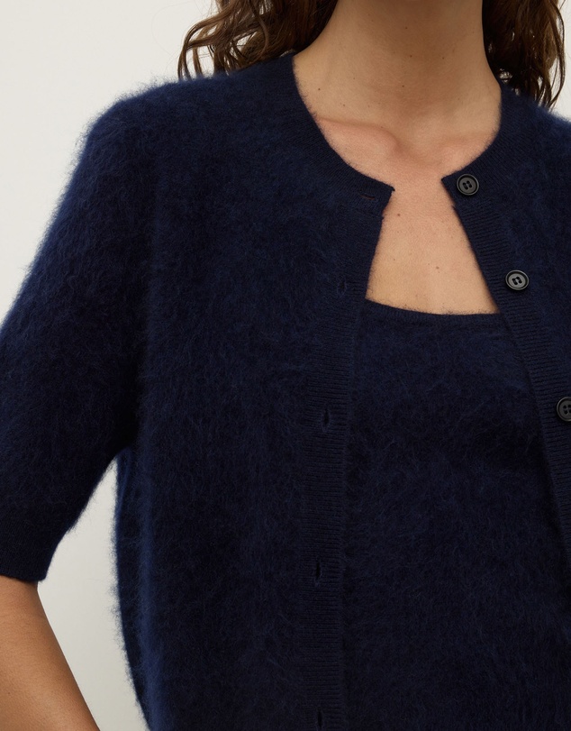 Assembly Label - Carina Wool Short Sleeve Cardigan