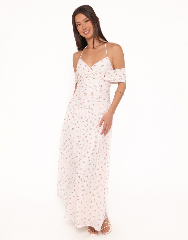 Petal & Pup - Mayven Maxi Dress - White Ditsy