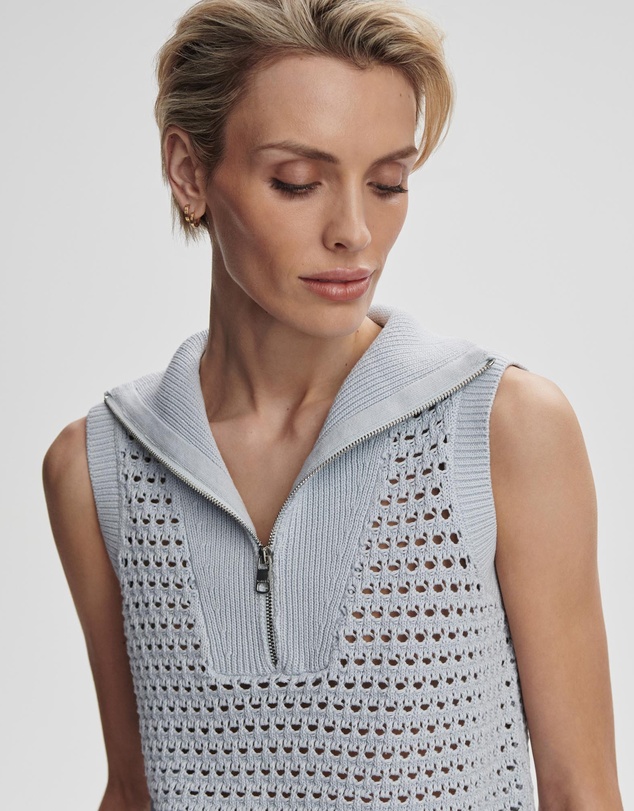 Varley - Bains Half Zip Tank