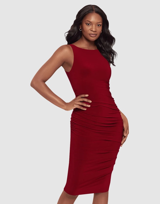 Miraclesuit Shapewear - Regi Bodycon Sleeveless Midi Shaping Dress