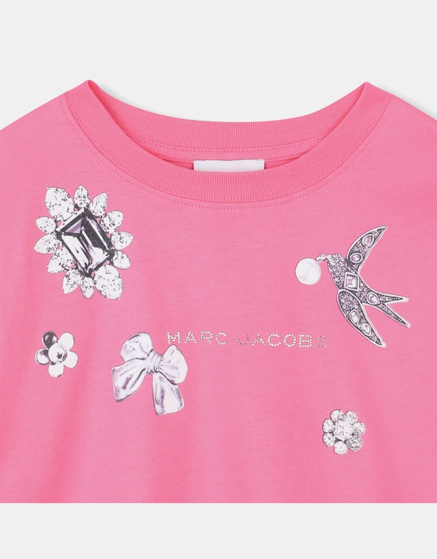 Marc Jacobs - Jewellery Graphic Print Logo T-Shirt - Kids-Teens