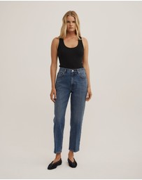 Witchery - Crease Front Crop Jeans