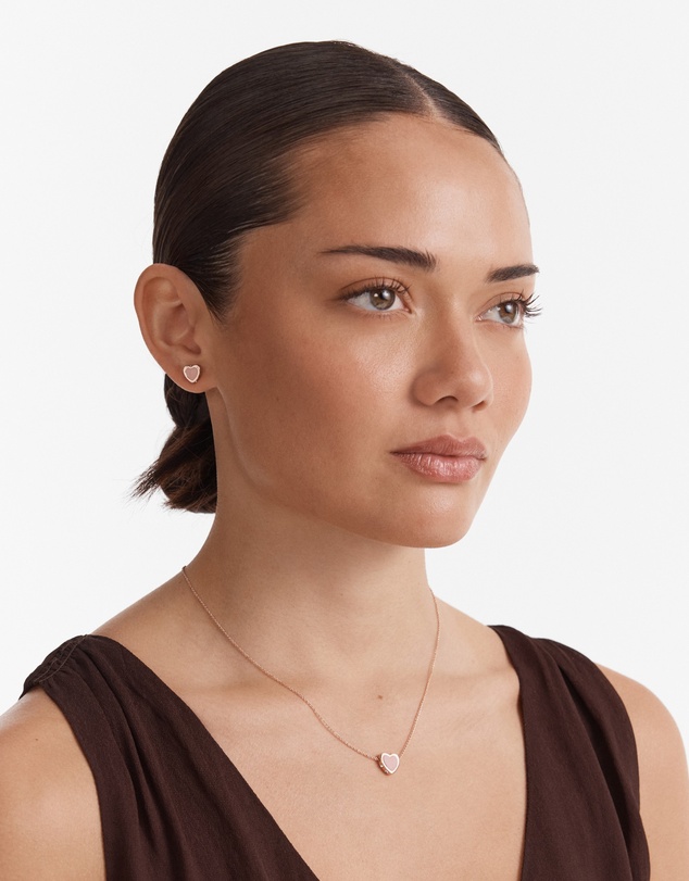 MIMCO - Lover Heart Earrings And Necklace Set