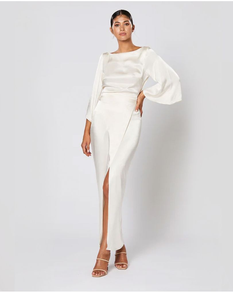 cinta dress in golden Talisa Maxi Dress