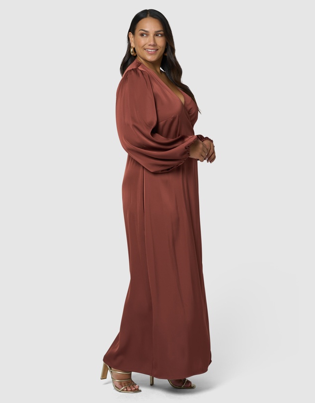 Pink Dusk by Curve Project - Crazy In Love Maxi Dress