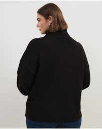 Atmos&Here Curvy - Winnie Wool Blend Knit Jumper