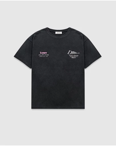 Duke + Dexter - Alpine Formula One Team Helmet Washed Black T-Shirt