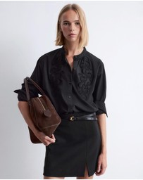 & Other Stories - Cotton Embroidered Blouse