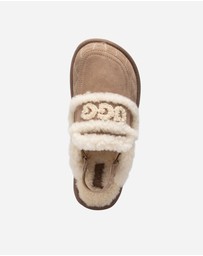 Ozwear Connection Uggs - UGG Violet Matelassé Shearling Slipper (Elastic Logo, Detachable Feature)