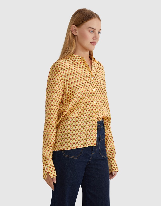 Oxford - Poppy Printed Blouse