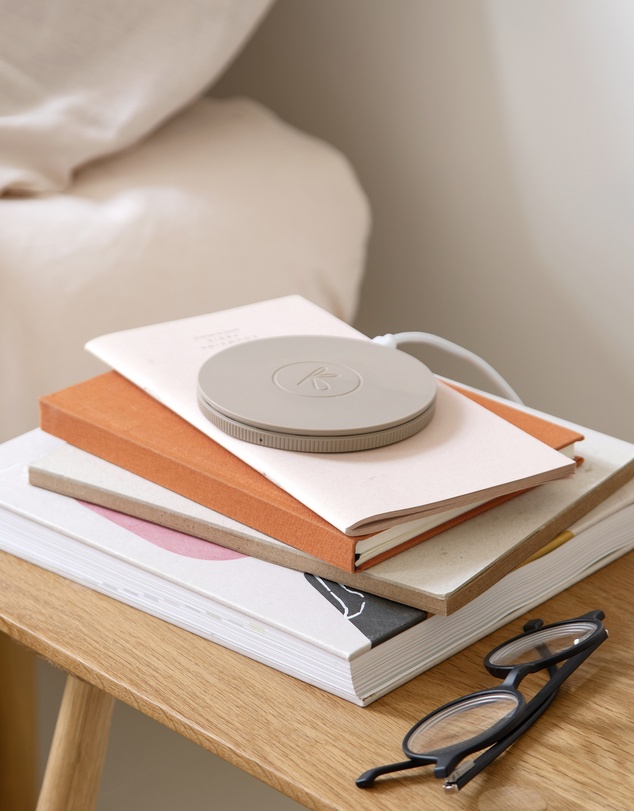 Kreafunk - Kreafunk Wicharge 3 Wireless Qi Charger 15W - Ivory Sand