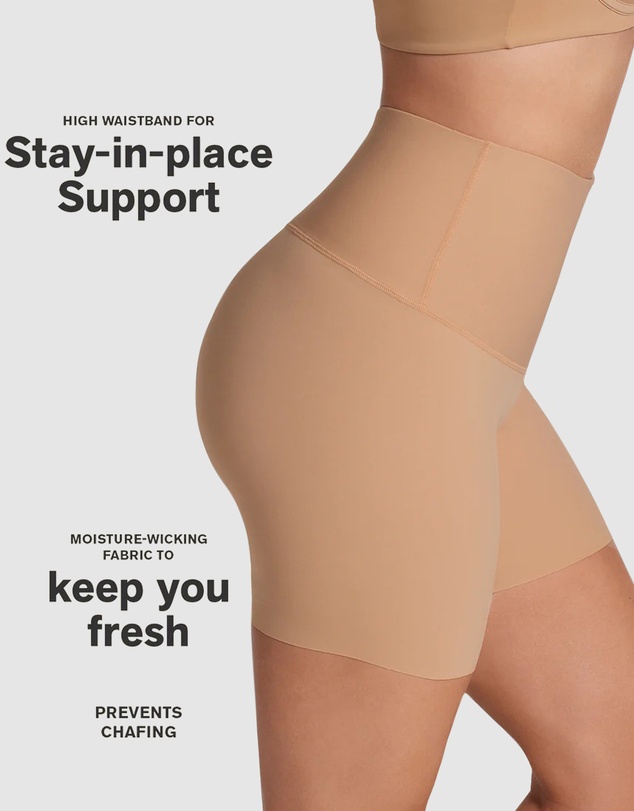 Leonisa - PowerShorts Tummy Control & Anti-Chafe Short