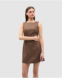 Seed Heritage - Linen Structured Shift Dress