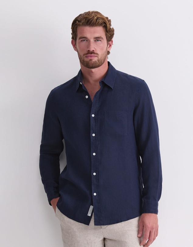Sportscraft - Long Sleeve Linen Shirt