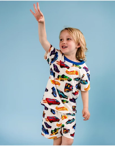 Rock Your Kid - Hot Wheels Short Pyjama Set - ICONIC EXCLUSIVE - Kids