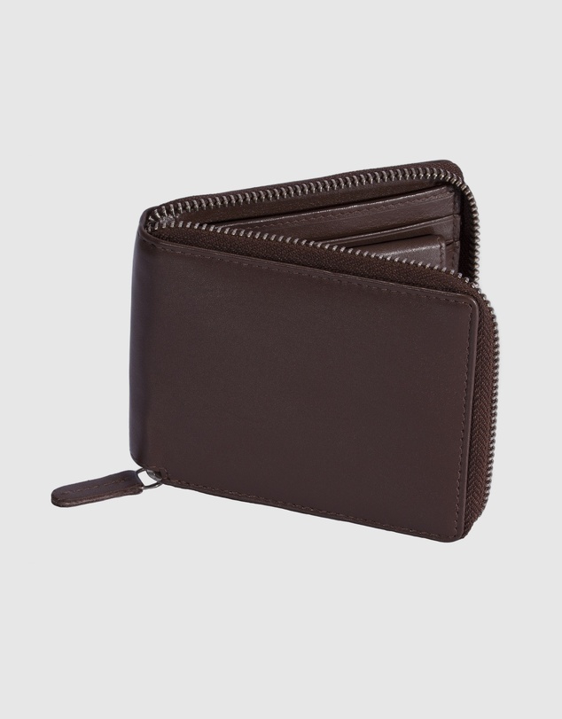 DENTS - Avon Nappa Leather Zip Wallet with RFID Blocking