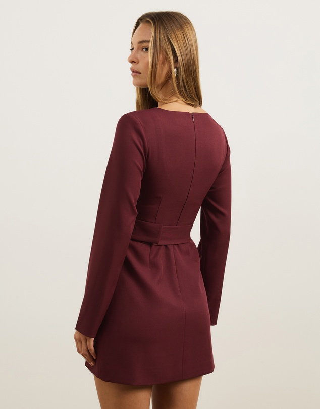 Atmos&Here - Pia Tailored Belted Mini Dress