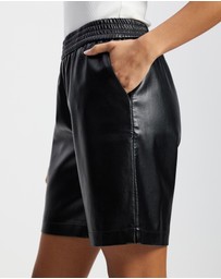 Mossée - Mila Leather Shorts
