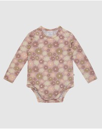 Kynd Baby - Comfy Bodysuit Long Sleeve in Bold Floral