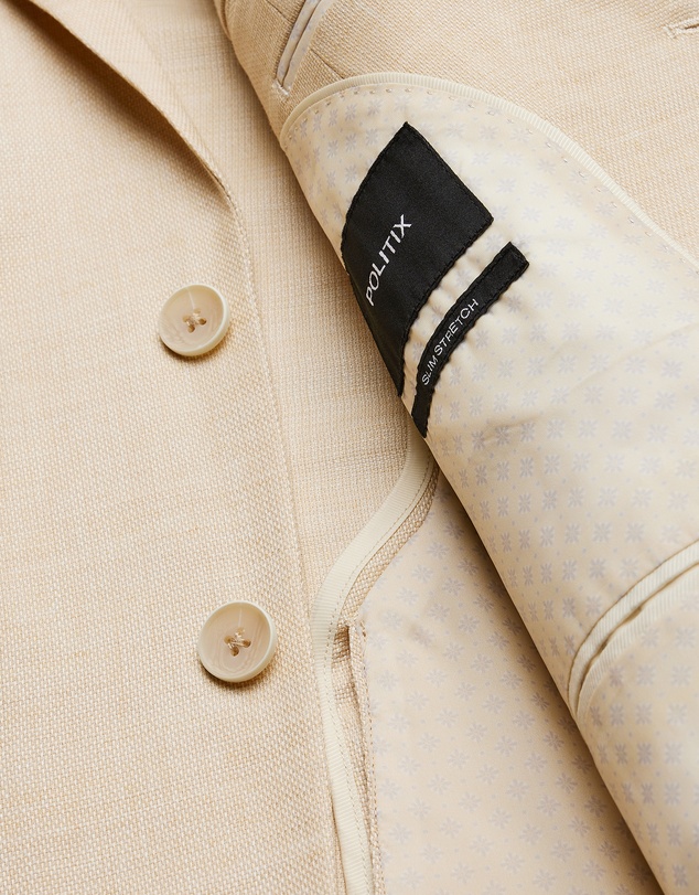 Politix - Slim Stretch Textured Tailored Jacket