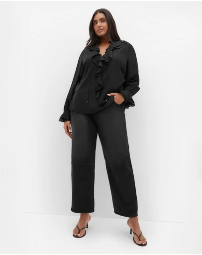 City Chic - Dakota Frill Top