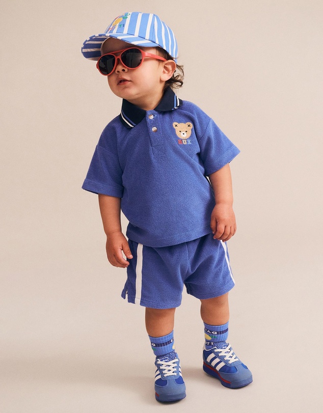 Huxbaby - Hux Towelling Polo - ICONIC EXCLUSIVE - Babies-Kids