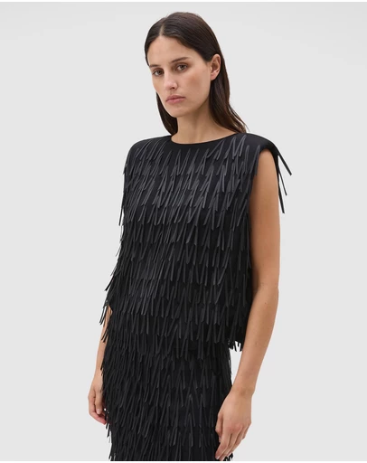Oroton - Ribbon Detail Top