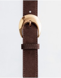 & Other Stories - Crescent-Buckle Leather Belt