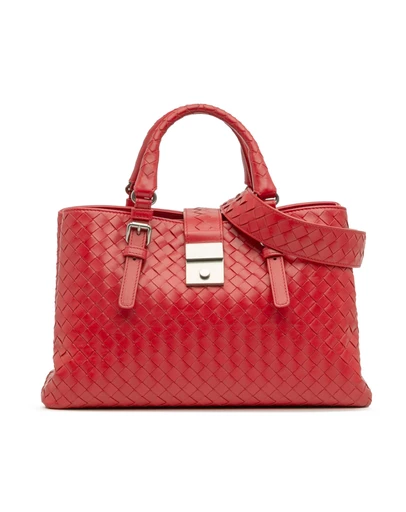 Pre-Loved by Azura Reborn - Pre-Loved Small Nappa Intrecciato Roma Satchel