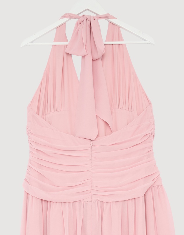 Revibe - Repaired CHANCERY Talara Halter Maxi Dress - AU 18