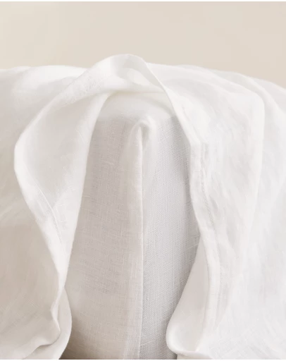 Country Road - Skye Linen King Flat Sheet