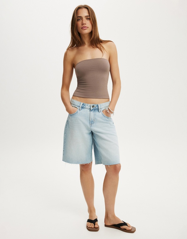 Cotton On - Baggy Denim Shorts