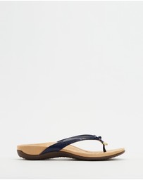 Vionic - Bella Toe Post Sandal - Navy Lizard