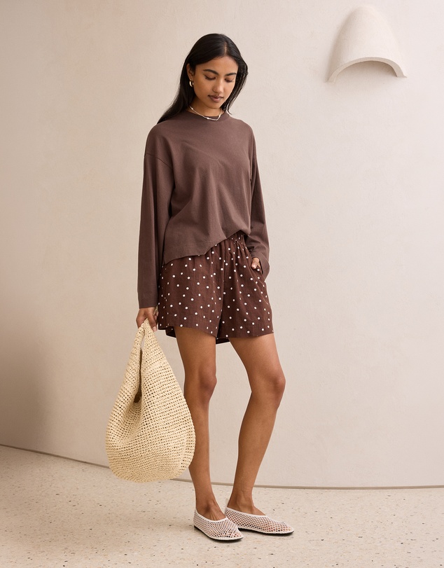 Ceres Life - Beau Long Sleeve Slouchy Tee