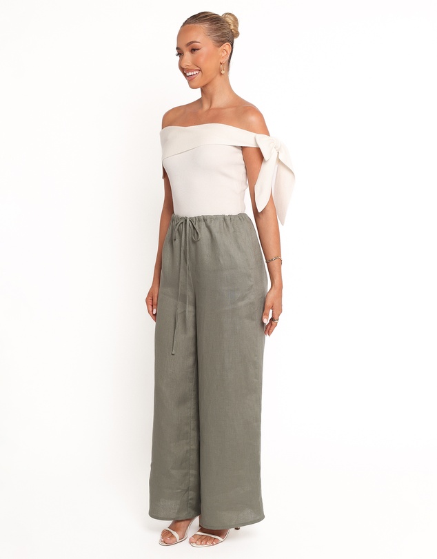 Petal & Pup - Clairo Linen Pant - Olive