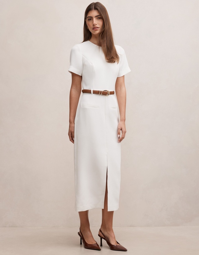 Forever New - Bailee Belted Tailored Midi Dress