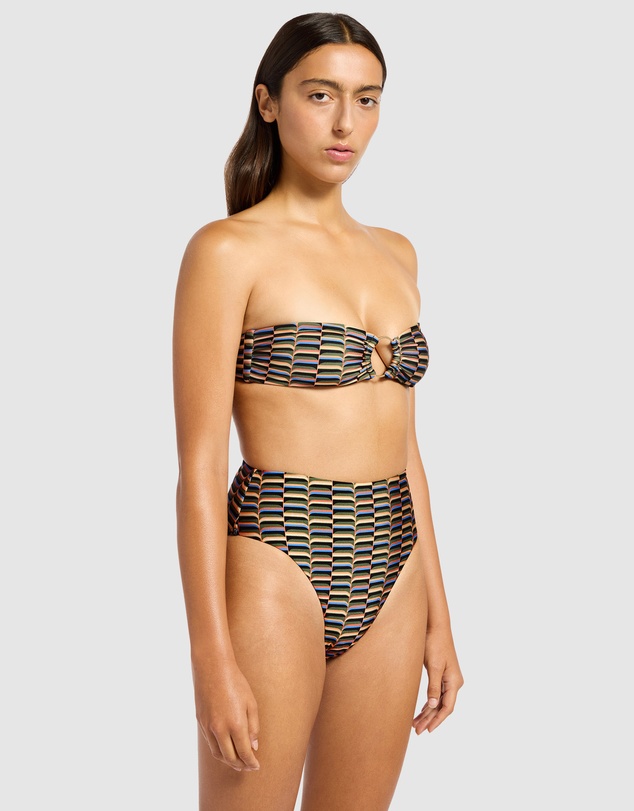 JETS - Urban Geo Bandeau Bikini Top