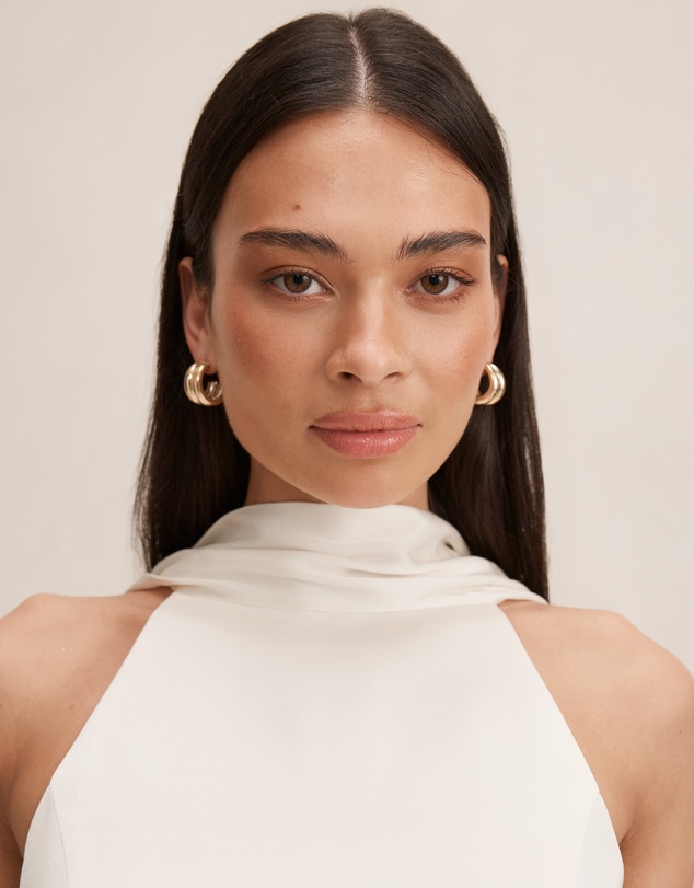 Forever New - Millie High Neck Cape Top