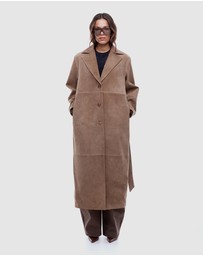 ENA PELLY - Miley Suede Trench