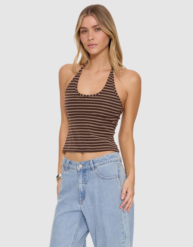 Thrills - Ottoman Halter Top - ICONIC EXCLUSIVE
