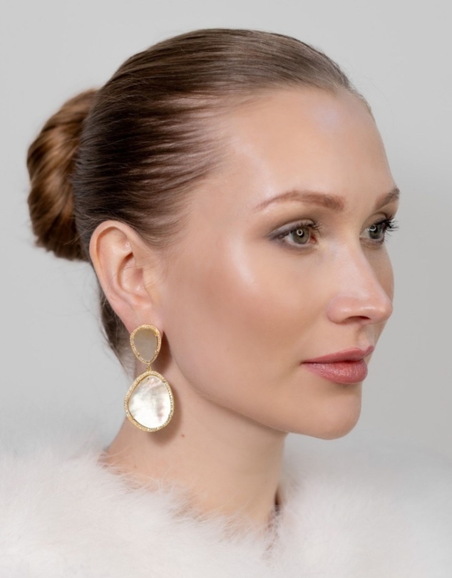 Stephanie Browne - Bijou Pearl Earrings