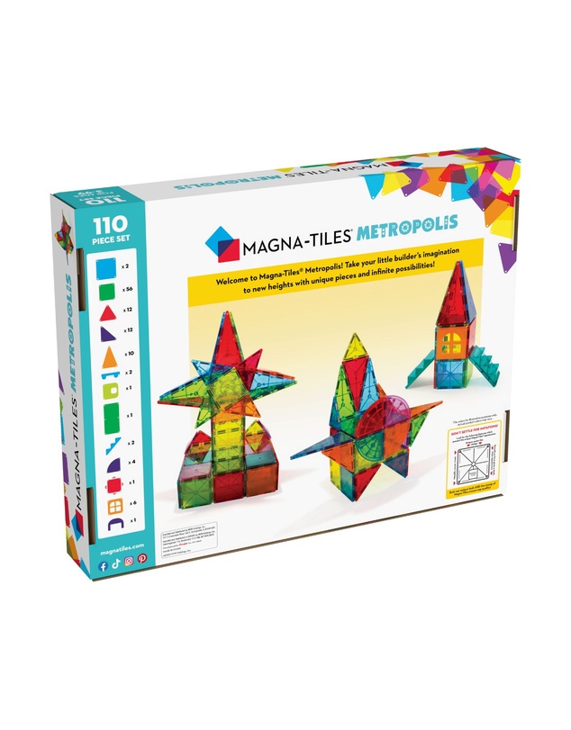 Magna-Tiles - MAGNA-TILES - Metropolis - 110 Piece Set