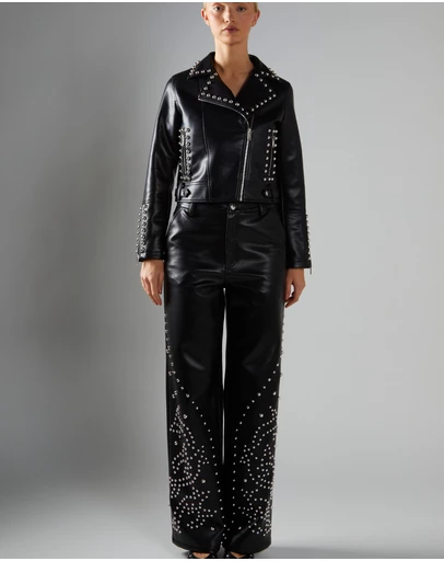 Glamorous - PU Studded Jacket